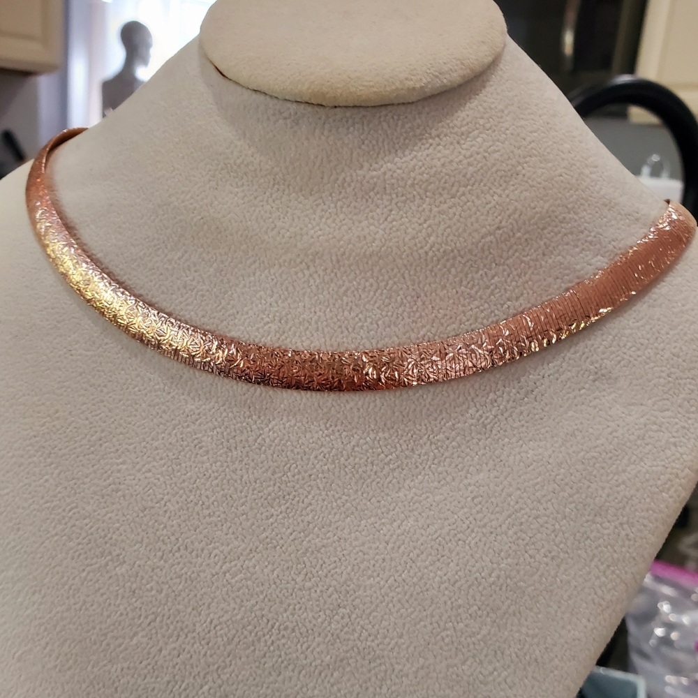 👑SEMIPRECIOUS DYADEMA ITALY BRONZE-CLAD SS OMEGA